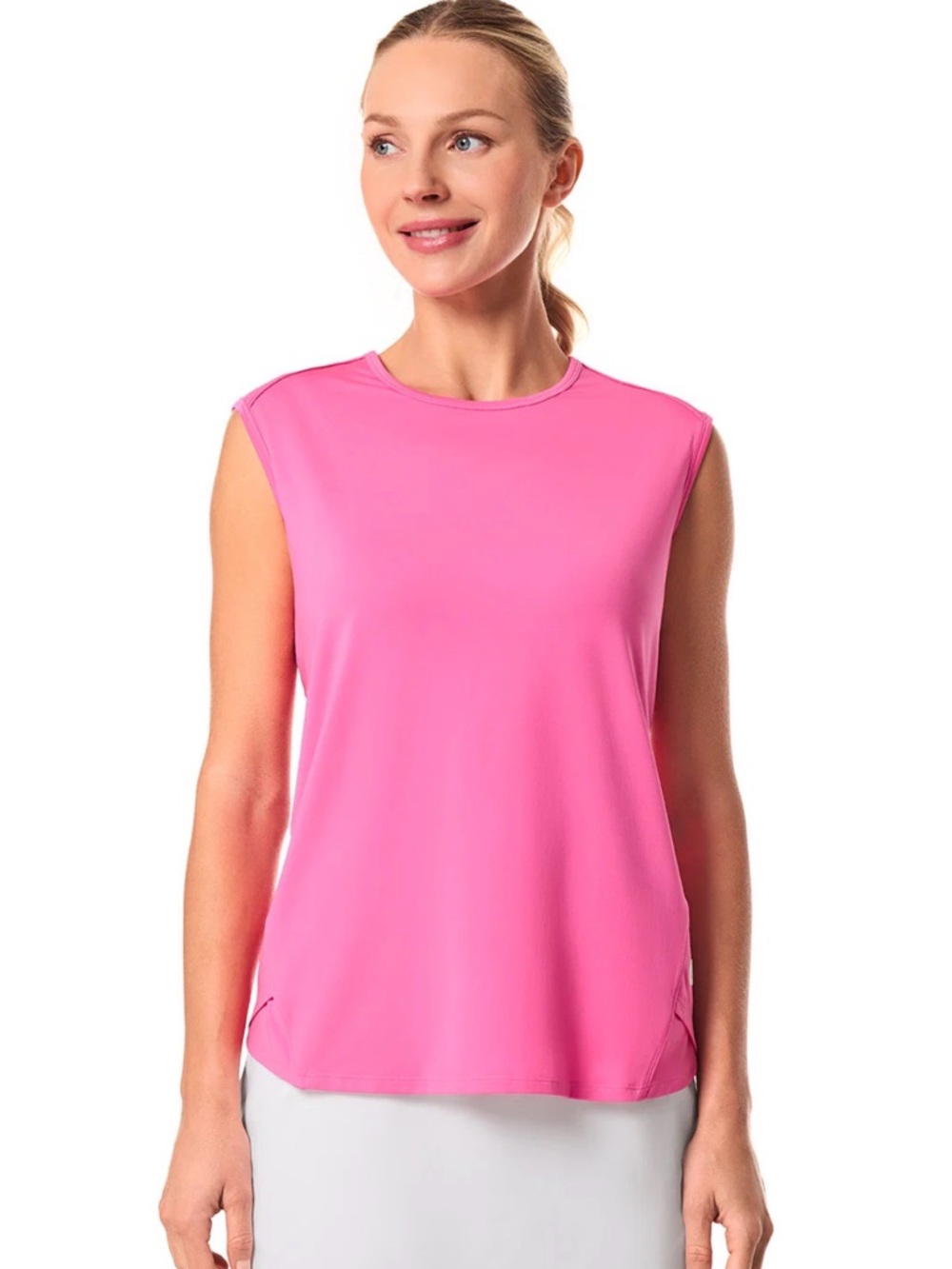 COOLIBAR Women's Accelera Performance Tank - Tulip Pink Large